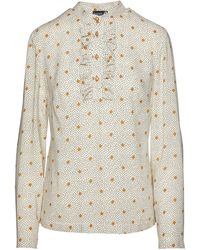Conquista - Print Blouse With Ruffle Detail - Lyst