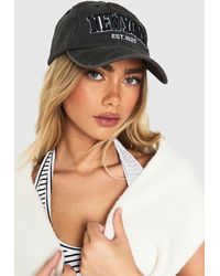 Boohoo - New York Slogan Cap - Lyst