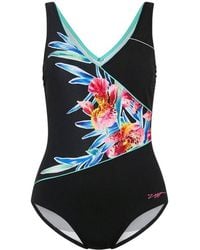 Zoggs - Ladies Tropical One Piece Swimsuit (Tropical) - Lyst