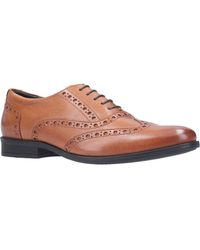 Hush Puppies - Oaken Brogue Lace Up Leather Oxford Shoes - Lyst