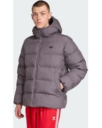 adidas - Tonal Hooded Puffer Jacket - Lyst