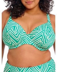 Elomi - Fiji Falls Plunge Bikini Top - Lyst
