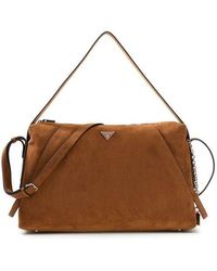 Guess - Schultertasche Cognac - Lyst