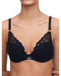 Chantelle - Fleurs Plunge T-Shirt Bra - Lyst