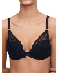 Chantelle - Fleurs Plunge T-Shirt Bra - Lyst
