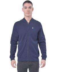 Luke 1977 - Cord Full Zip Jas (marine) - Lyst