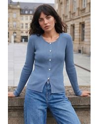 Roman - Pearl Ribbed Knit Jumper - Lyst