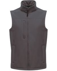 Regatta - Flux Softshell Bodywarmer Sleeveless Jacket (Water Repellent & Wind Resistant) (Seal/Seal) - Lyst