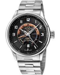 Gv2 - Giromondo 42300B Swiss Quartz Dial Stainless Steel Date Watch - Lyst