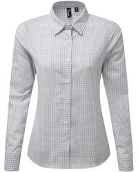 PREMIER - Ladies Maxton Check Long Sleeve Shirt - Lyst