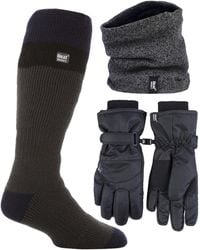 Heat Holders - Ski Set Neckwarmer Gloves & Thermal Ski Socks Winter Wear - Lyst