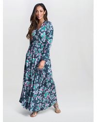 Gina Bacconi - Rosalee Belted Dress - Lyst
