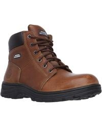 Skechers - Workshire Relaxed Fit Laced Safety Ankle Boots - Lyst
