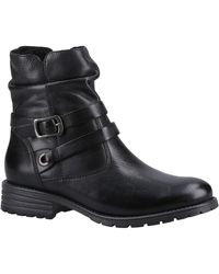 Hush Puppies - Piper Leder Damen Stiefel - Lyst