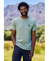 Mountain Warehouse - 'Mountain Valley' T-Shirt Cotton Sun Protection Summer Casual Tee - Lyst