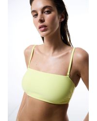 Penti - Ribbed Bandeau Bikini Top - Lyst