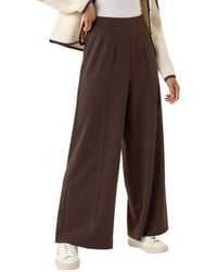Roman - Petite Wide Leg Ponte Stretch Trouser - Lyst