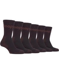 Jeep - 6 Pairs Luxury Cushioned Cotton Hiking Socks - Lyst
