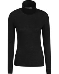 Mountain Warehouse - Merino Roll Neck Top Quick Wicking Thermal Base Layer - Lyst
