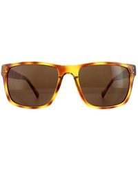 Guess - Rectangle Havana Gradient Sunglasses - Lyst