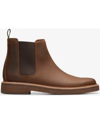 Clarks - Clarkdale Easy Beeswax Leather Boots - Lyst