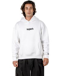 Superb - Oversized Hoodie With Puffy Hood Hexaline Sprb6500 - Lyst