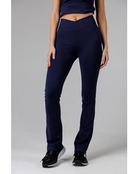 French Connection - Wrap Front Fcuk Stretch Yoga Pant - Lyst