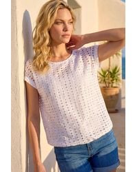 Roman - Cut Out Detail Stretch Top - Lyst