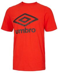 Umbro - Large Logo T-Shirt Cotton - Lyst
