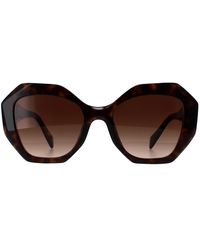 Prada - Round Tortoise Gradient Pr16Ws - Lyst