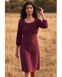 Roman - Square Neck Floral Dress - Lyst