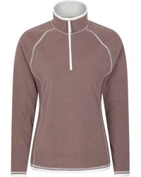 Mountain Warehouse - 'Montana' Microfleece Jacket Half Zip Breathable Quick Dry Sweater - Lyst