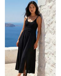 Roman - Petite Crochet Trim Maxi Dress - Lyst