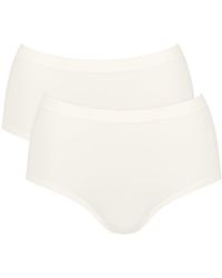 Sloggi - Go Sense High Waist Briefs (2 Pack) - Lyst