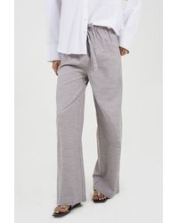Brave Soul - Cotton Stripe Straight Leg Trousers - Lyst