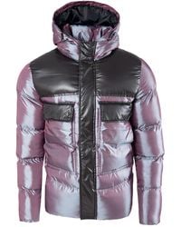 Soulstar - Soul Star Padded Quilted Puffer Hooded Jacket - Lyst