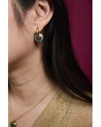 The Jewellery Stockroom - Plated Multi Coloured Enamel Floral Earring And Pendant Set - Lyst