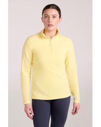 Mountain Warehouse - 'Camber' Striped Fleece Top Half Zip Quick Dry Breathable Sweater - Lyst