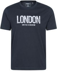 Mountain Warehouse - Regional London T-Shirt Cotton Sun Protection Breathable Casual Tee - Lyst