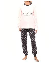 Kisses&Love - Klp2 Long Sleeve Plush Winter Pajamas - Lyst