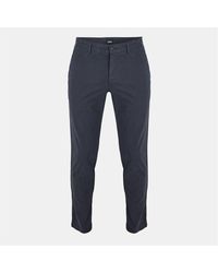 BOSS - Crigan3 D Solid Patterned Chinos - Lyst