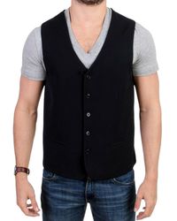 CoSTUME NATIONAL - Wool Blend Casual Vest - Lyst