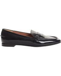 Emporio Armani - X3A079 Leather Loafers - Lyst