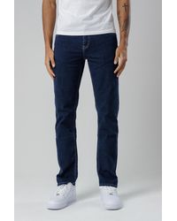 Monkee Genes - Dark Organic Cotton Blend Slim Fit Mid-Rise Denim Jeans - Lyst