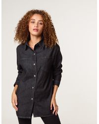 Blue Vanilla - Long Sleeved Denim Shirt - Lyst