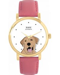 Toff London - Tlws-20698 Ladies Labrador Retriever Dog Head Watch - Lyst