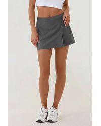 Hiccup - High Waist Mini Straight Skort - Lyst