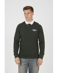 Brave Soul - Solid Colour Rugby Shirt - Lyst