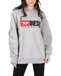 DIESEL - F Arap Sweatshirts Crew Neck Oversized Classic Pullover Sweaters - Lyst