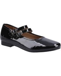 Hush Puppies - Nancy Mary Jane Leather Flats - Lyst